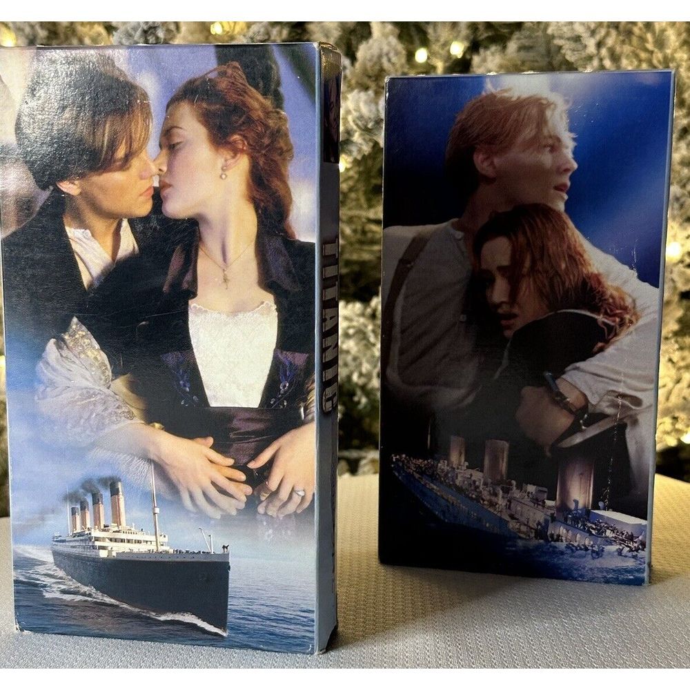 1500 people went into the sea when Titanic Sank VHS Video Tape Movie Cass 1 & 2